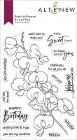 Paint A Flower - Sweet Pea - Clear Stamps - Altenew