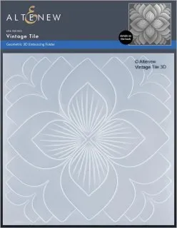 Vintage Tile - 3-D Embossing Folder - Altenew