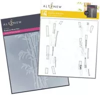 Bamboo Branches Embossing Folder and Stencil set altenew