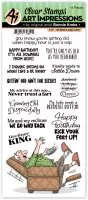 Sit Back Laugh Lines - Clear Stamps - Art Impressions