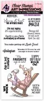Rock On Laugh Lines - Clear Stamps - Art Impressions