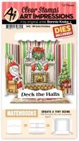 Matchbooks Santa Christmas Set - Stempel und Stanzen - Art Impressions