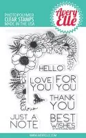 Floral Notes - Clear Stamps