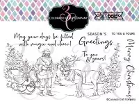 Santa's Sleigh - Clear Stamps - Colorado Craft Company
