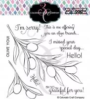 Olive Branch - Clear Stamps - Colorado Craft Company