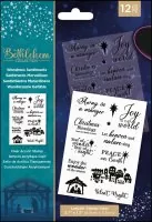 Bethlehem Collection - Wonderous Sentiments - Clear Stamps - Crafters Companion