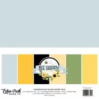 Bee Happy - Coordinating Solids Pack - 12"x12" - Echo Park