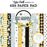 Bee Happy - Paper Pad - 6"x6" - Echo Park