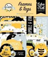 Bee Happy - Frames & Tags - Die Cut Embellishment - Echo Park Paper Co