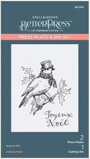 Joyeux Noel - Press Plate & Die Set - Spellbinders