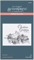 Christmas Greetings - Press Plate - Spellbinders