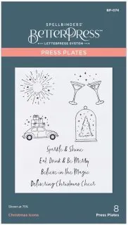 Christmas Icons - Press Plate - Spellbinders