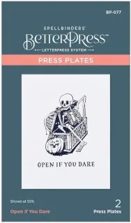 Open If You Dare - Press Plate - Spellbinders