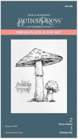 Mushroom Duo - Press Plate & Die Set - Spellbinders