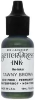 Tawny Brown - BetterPress Ink Pad Re-Inker - Spellbinders