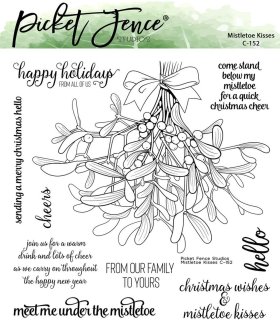 Mistletoe Kisses - Clear Stamps - Picket Fence Studios