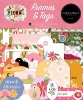 Flora No. 6 - Frames & Tags - Die Cut Embellishment - Carta Bella