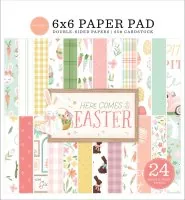 Here Comes Easter - Paper Pad - 6"x6" - Carta Bella