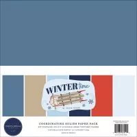 Wintertime - Coordinating Solids Pack - 12"x12" - Carta Bella