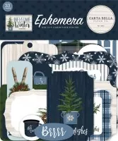 Welcome Winter - Ephemera - Die Cut Embellishment - Carta Bella
