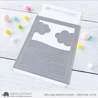 Rolling Waves Cover - Creative Cuts - Dies - Mama Elephant