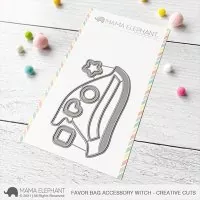 Favor Bag Accessory - Witch - Creative Cuts - Dies - Mama Elephant
