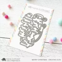 Merry Christmas Wishes - Creative Cuts - Dies - Mama Elephant