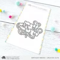 Birthday Wishes - Creative Cuts - Dies - Mama Elephant