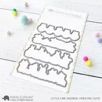 Little Line Agenda - Creative Cuts - Dies - Mama Elephant