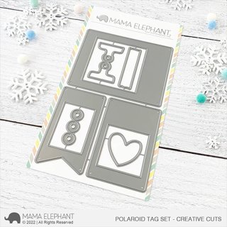 Polaroid Tag Set - Creative Cuts - Dies - Mama Elephant