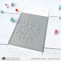 Raindrops Cover - Creative Cuts - Dies - Mama Elephant