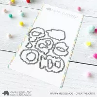 Happy Hedgehog - Creative Cuts - Dies - Mama Elephant