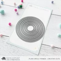 Plain Circle Frames - Creative Cuts - Dies - Mama Elephant