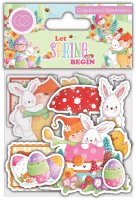 Let Spring Begin - Ephemera - Die Cut Embellishment - Craft Consortium