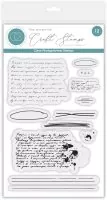 Craft Consortium Handwritting clear stamp