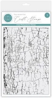 Craft Consortium Cracked Surface clear stamp