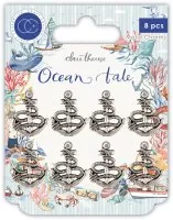 Ocean Tale - Anchors - Metal Charms - Craft Consortium