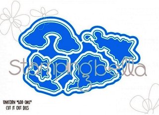 Unicorn Add-Ons - Cut It Out Dies - Stamping Bella