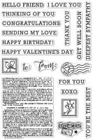 Sending Love Mail - Clear Stamps - Hero Arts