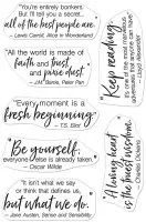 Literary Quotes - Clear Stamps - Hero Arts