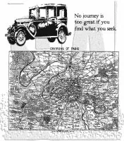Road Trip Tim Holtz Rubber Stamps Stamper Anonymous
