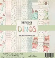 Reprint - Dinos - 12"x12" - Paper Pack
