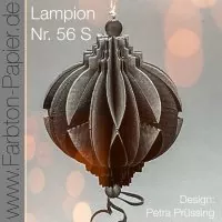 Stanze für Lampion Nr.56 S - Die Set - FarbTon Papier