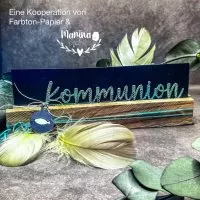Kommunion - Die Set - FarbTon Papier