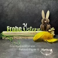 Frohe Ostern - Die Set - FarbTon Papier