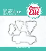 Layered Holiday Truck - Elle-ments - Dies - Avery Elle