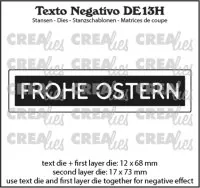 Frohe Ostern Texto Negativo - Dies - Crealies