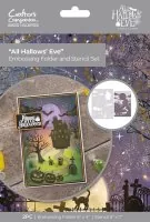 All Hallows Eve - All Hallows Eve - Stencil + Embossing Folder - Crafters Companion