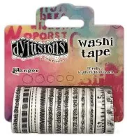 Dylusions Washi Tape 12 Rl Set White from Ranger by Dyan Reaveley
