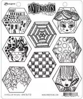 Dylusions - A Heck of Hexes - Rubber Stamps